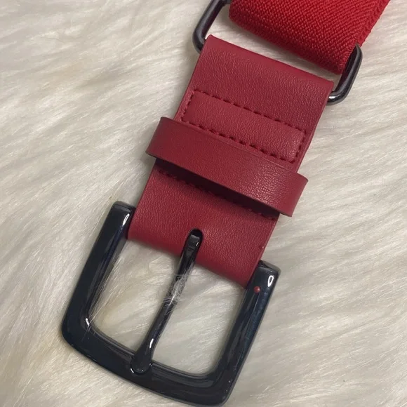 Youth Nike T-Ball or Baseball Red Belt One Size Adjustable 1.5” Thick - Picture 2 of 12